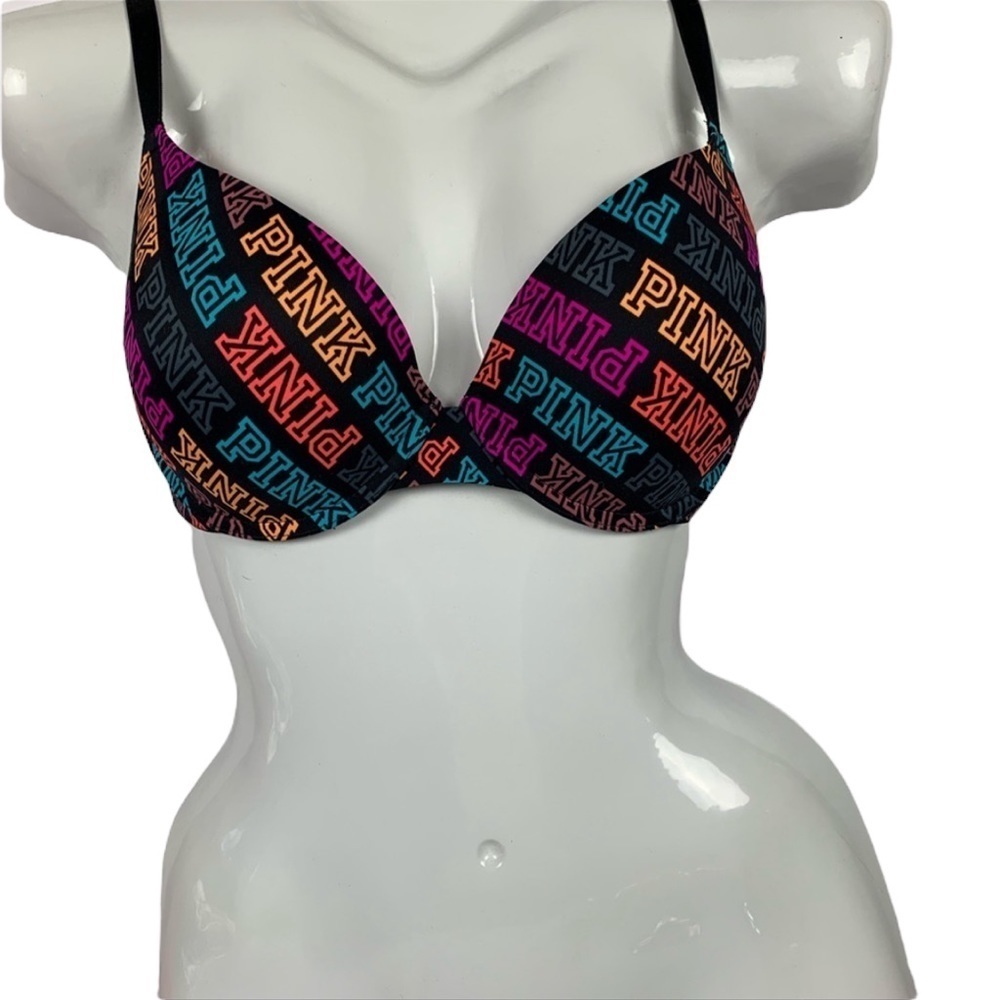 PINK by Victoria’s Secret Neon Colors Where Everywhere Push-Up Bra